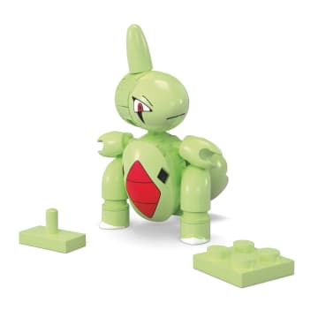 MEGA Pokémon Jogo de Construção Pokébola Colecionável Larvitar - Imagen 3 de 6