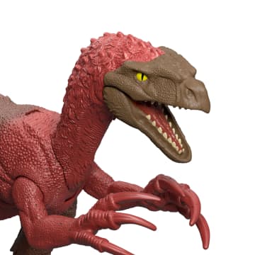 Jurassic World Rebirth Frenzy Pack Beipiaosaurus Dinosaur Figure, Authentic Toy, Digital Play - Imagem 6 de 6