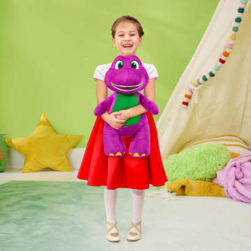 Fisher-Price Barney's World Jumbo Barney Plush, 24-Inch Figure, Large Scale & Soft Texture - Imagem 2 de 4