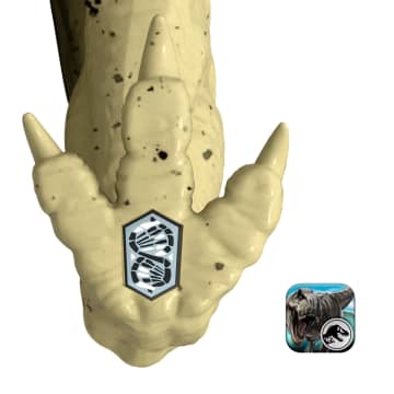 Jurassic World Rebirth Storypack With Raft, Distortus Rex, Adult, Child & Aquilops, Island Escape - Image 6 of 6