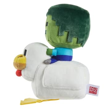Minecraft Plush Zombie Chicken Jockey Toy, 8-inch Soft Doll inspired By The Video Game Character - Image 4 of 6