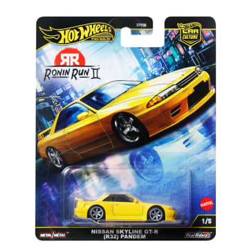Hot Wheels Premium Car Culture Ronin Run 2 Nissan Skyline R32 Pandem 1:64 Scale Collectible Vehicle - Imagem 6 de 6
