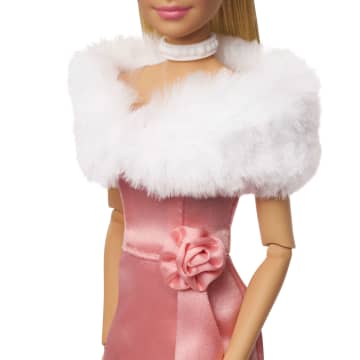 Barbie Enchanted Evening Fashion Doll in Pink Dress, Mattel Replay The Classics Collection - Image 3 of 6
