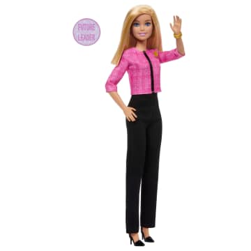 Barbie Future Leader Doll, Blonde, Wearing Outfit With 2 Golden Bracelets & Pin - Image 2 of 6