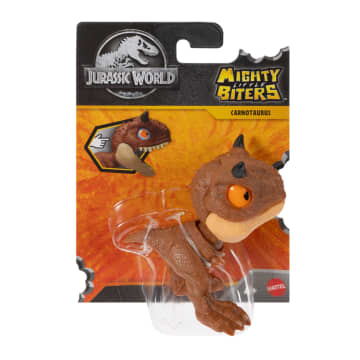 Jurassic World Mighty Little Biters Dinosaur Toy With Bite Action, Eye Change, Collectible Figure - Image 6 of 6