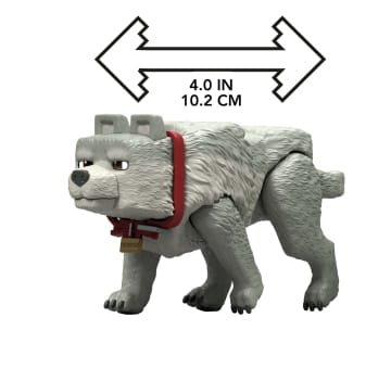 Minecraft o Filme Figura de Ação Lobo de 4 polegadas - Imagen 5 de 6
