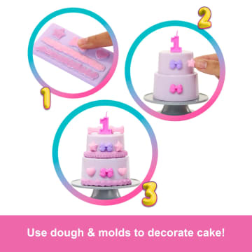 Barbie Party Unboxed Pet Birthday Series Doll & Accessories, Birthday Bows Set With 10 Surprises - Imagem 5 de 6