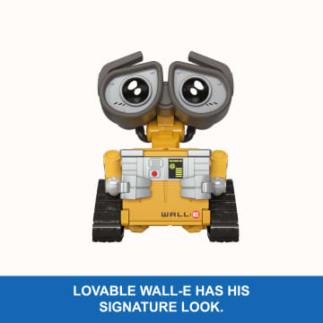 Disney And Pixar Click Figs Wall-E, Small Waste Collector Robot Figure Movie Toy, Pop Up Action Move - Imagen 4 de 6