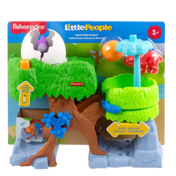 Fisher-Price Little People Dinosaur Hatch & Slide Playset Toddler Toy With 2 Figures - Image 6 of 6