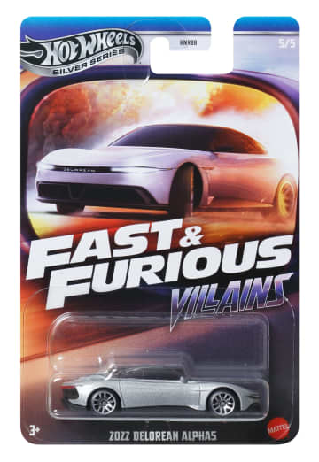 Hot Wheels Collector Veículo de Brinquedo Fast & Furious 2022 DELOREAN ALPHA5 - Imagem 6 de 6