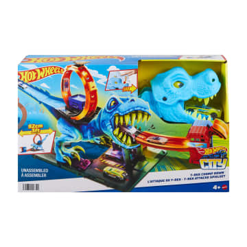 Hot Wheels City T-Rex Loop And Stunt Playset, Track Set With 1 Toy Car - Image 6 of 6
