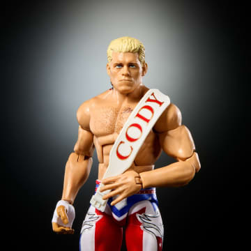 WWE Elite Collection Top Picks Cody Rhodes Action Figure & Accessories, 6-Inch Collectible Set - Image 5 of 6