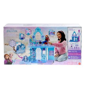 Disney Frozen Elsa's Frozen Ice Palace Castle Playset With Olaf, 5 Play Areas & 21 Accessories - Imagen 6 de 6