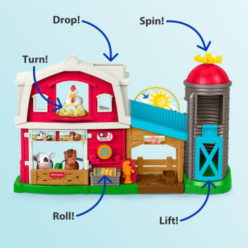 Fisher-Price Little People Caring Fun Animal Farm Playset Toddler Learning Toy, 6 Play Pieces - Image 5 of 6