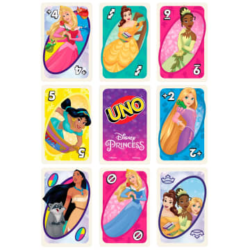 UNO Disney Princesses Matching Card Gamefor Players 7 Years & Older - Imagen 6 de 6
