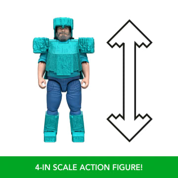 Minecraft Man's Best Wolf Pack With 2 Action Figures & 2 Accessories, Set Inspired By The Movie - Imagen 3 de 6