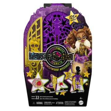 Monster High Skulltimate Secrets Hauntlywood Mysteries Doll, Clawdeen Wolf With 19+ Surprises - Imagen 6 de 6