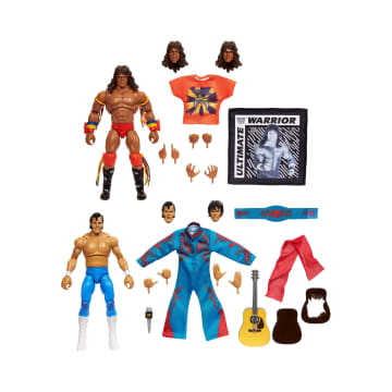WWE Coliseum Collection 2-Pack Of Ultimate Action Figures, Collectible Set With Accessories - Imagen 1 de 6