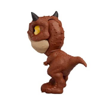 Jurassic World Mighty Little Biters Dinosaur Toy With Bite Action, Eye Change, Collectible Figure - Image 5 of 6