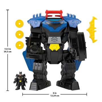 Fisher-Price Imaginext DC Super Friends Batman Flight Mech Toy With Lights, Sounds & Action Figure - Imagem 6 de 6