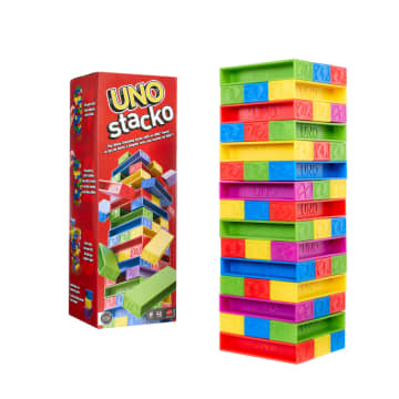 UNO Jogo de Tabuleiro Stacko Novo - Imagen 3 de 6