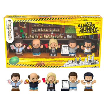 Little People Collector It's Always Sunny in Philadelphia Set For Adults & Fans, 5 Figures - Imagen 1 de 6