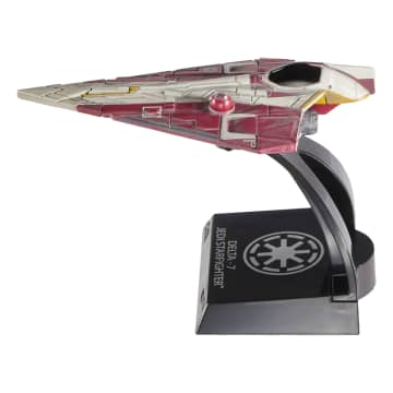 Hot Wheels Collector Veículo de Brinquedo Star Wars Jedi Starfighter - Imagen 4 de 6