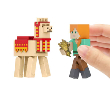 Minecraft Vanilla Figura de Acción Alex y Llama - Imagen 2 de 6