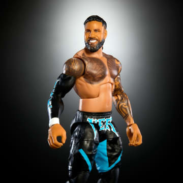 WWE Figura de Acción Elite Jey Uso azul - Imagem 3 de 6