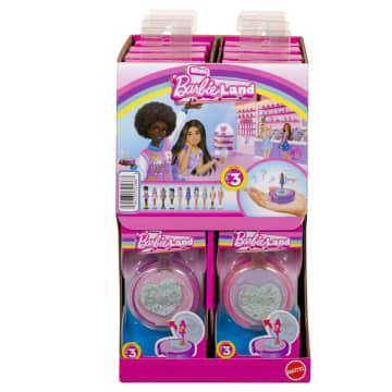 Barbie Mini Barbie Land Fashionistas Dolls, 1.5-Inch Dolls in Perfume Compact, Surprise Reveal - Imagem 5 de 5