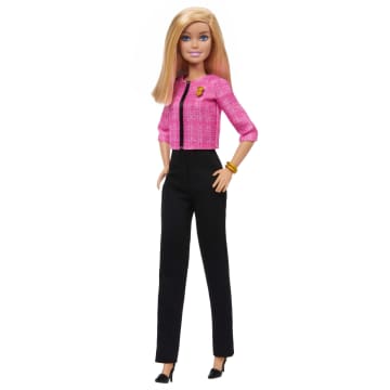 Barbie Future Leader Doll, Blonde, Wearing Outfit With 2 Golden Bracelets & Pin - Image 5 of 6