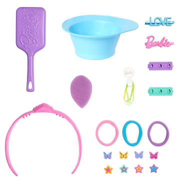 Barbie  Tête à Coiffer, Cheveux Blonds, 20+ Accessoires - Imagen 3 de 6