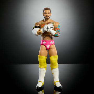 WWE Figura de Acción Elite Cm Punk amarillo - Imagen 4 de 6