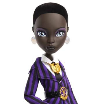 Monster High X Wednesday Collectible Doll, Bianca Barclay in Nevermore Academy Uniform - Image 4 of 6