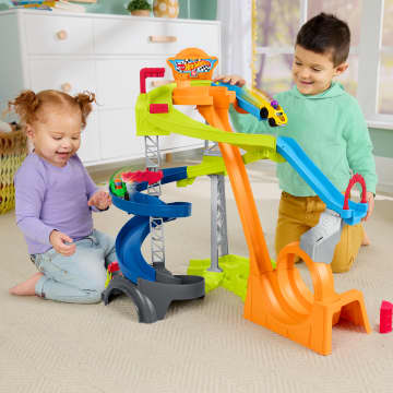Little People Hot Wheels Juguete para Bebés Pista de Carreras y Choques - Image 2 of 6