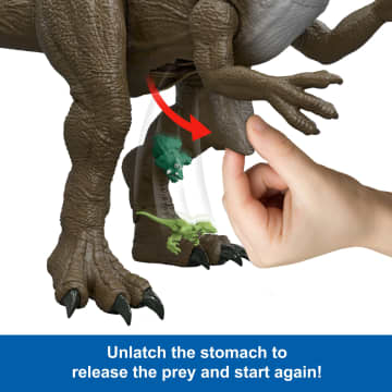 Jurassic World Super Colossal Spinosaurus Pack, 36 inch Long Dinosaur Toy & 2 Mini Figures - Image 4 of 6