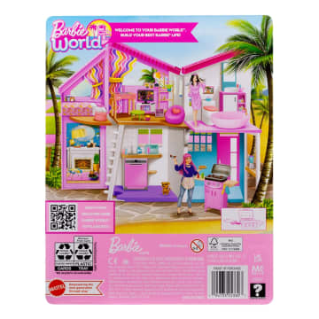 Barbie World Toy BBQ Grill Playset With 7 Dollhouse Accessories Including Grill With Working Lid & Food - Image 6 of 6