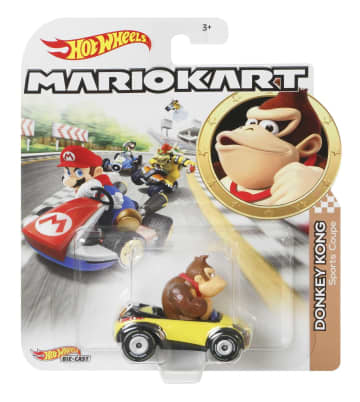 Hot Wheels Mario Kart Veículo de Brinquedo Donkey Kong Sports Coupe - Imagem 4 de 4