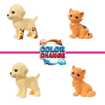 Barbie World Paw Spa Playset With Wash And Groom Stations, 3 Pets, & Styling.Accessories - Imagem 5 de 6