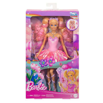 Barbie Fantasy Fairy Doll With Color-Change Wings And Outfit, includes Toy Wand With Sponge & Fashion Accessories - Image 6 of 6