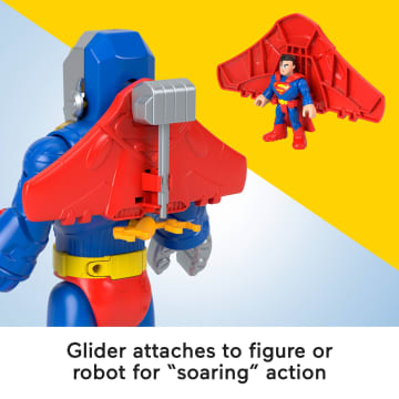 Imaginext DC Super Friends Superman Insider & Exo Suit Robot With Lights & Sounds, 6 Pieces - Imagen 5 de 6