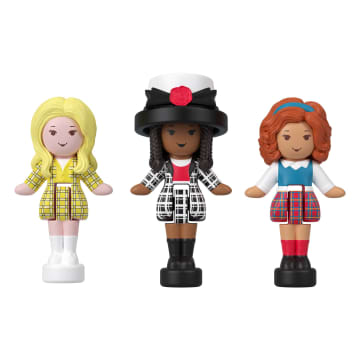 Polly Pocket Micro Dolls And Playset, Collector Clueless Compact With Toy Car, Hat And Phone Accessories - Image 4 of 6