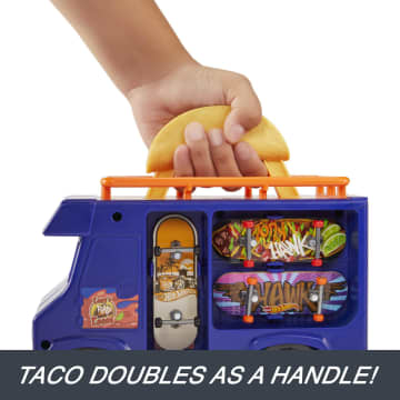 Hot Wheels Skate Taco Truck Play Case With 1 Fingerboard & 1 Pair Of Shoes - Image 6 of 6