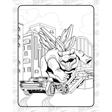 Hot Wheels: Giant Coloring Book (Ages 3 - 6) - Imagem 4 de 6