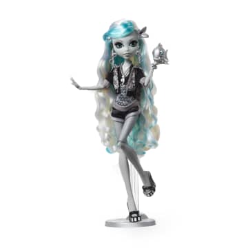 Monster High Reel Drama Doll With Posters, Lagoona Blue in Black And White - Image 2 of 5