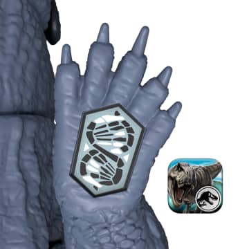 Jurassic World Rebirth Gigantic Thrashers Purussaurus Dinosaur Figure Toy, Tail Activated Attack - Imagen 5 de 6