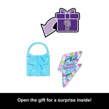 Monster High Scary Sweet Birthday Frankie Stein Doll in Party Dress With Balloon & Gift - Imagen 3 de 6