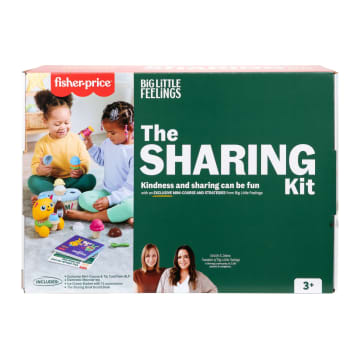Fisher-Price Big Little Feelings Sharing Kit, Set Of Toys & Tips For Toddlers & Kids - Imagen 6 de 6