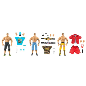 WWE Elite Collection John Cena 3-Pack, Collectible Set Of 6-inch Action Figures With Articulation - Imagen 3 de 7