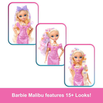 Barbie Dream Get Ready With Barbie Barbie “Malibu” Fashion Doll With Surprise Accessories And 15+ Looks - Image 4 of 5